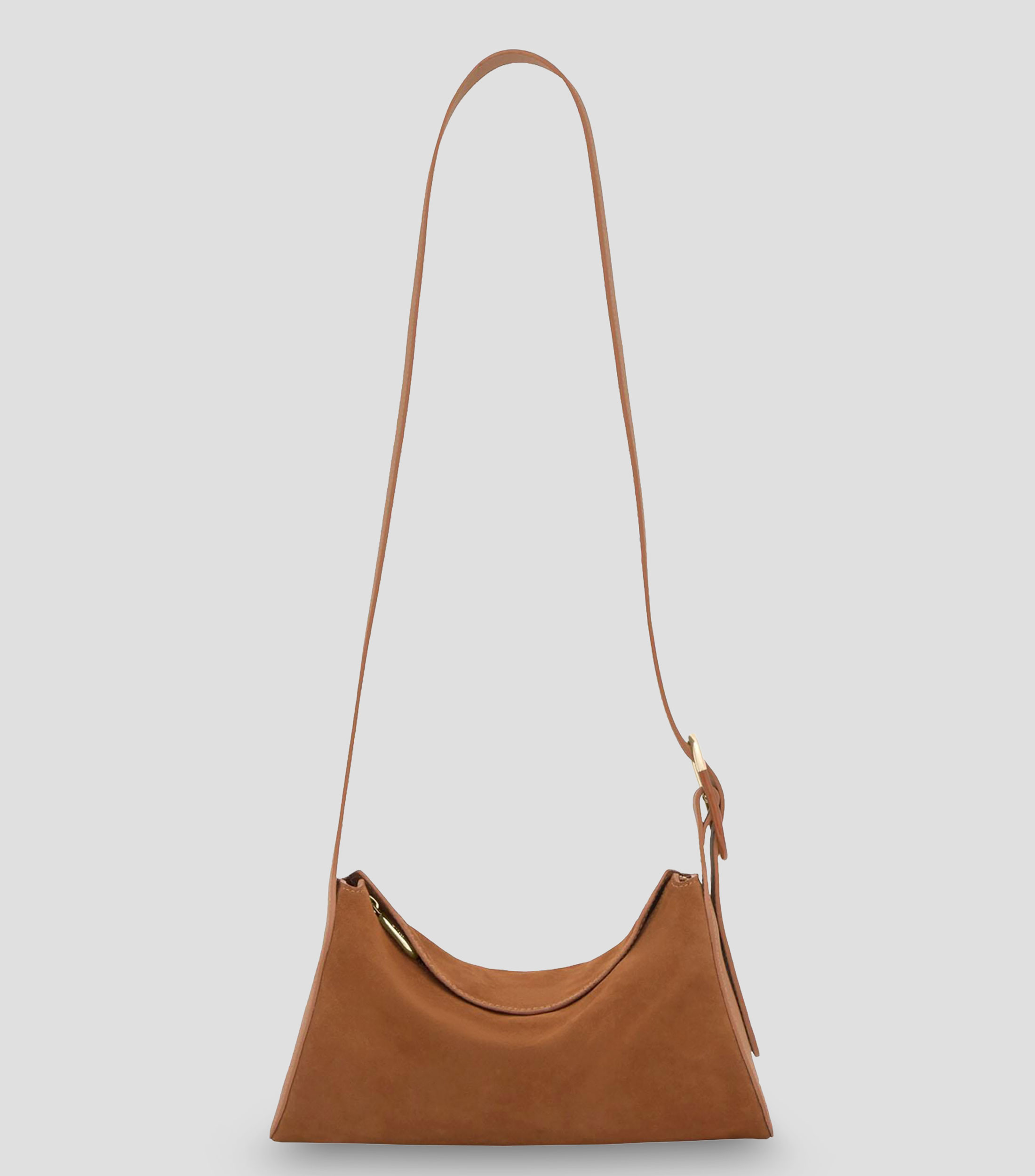 Bolsa crossbody en piel liso Mujer